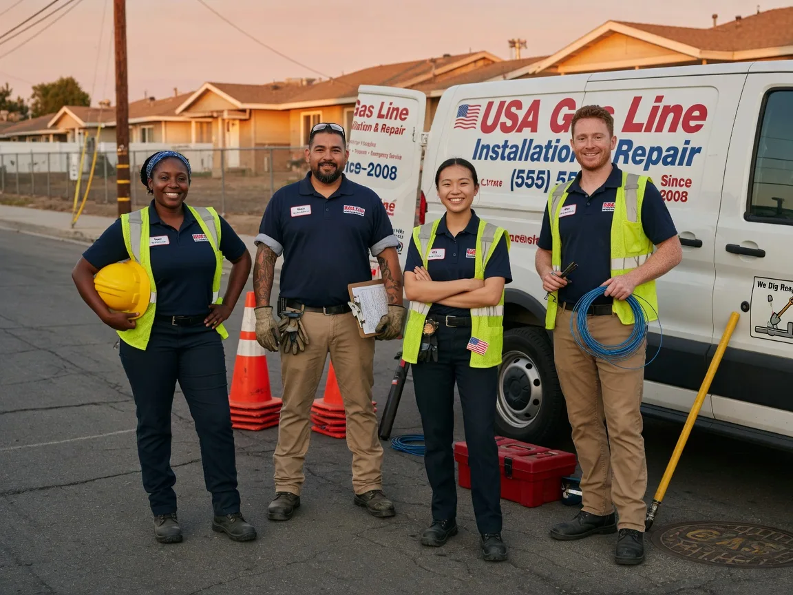 Gas Line Installation company in Lazbuddie, TX